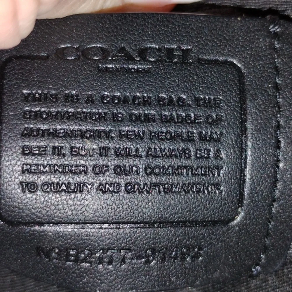 Coach Black Leather Crossbody
